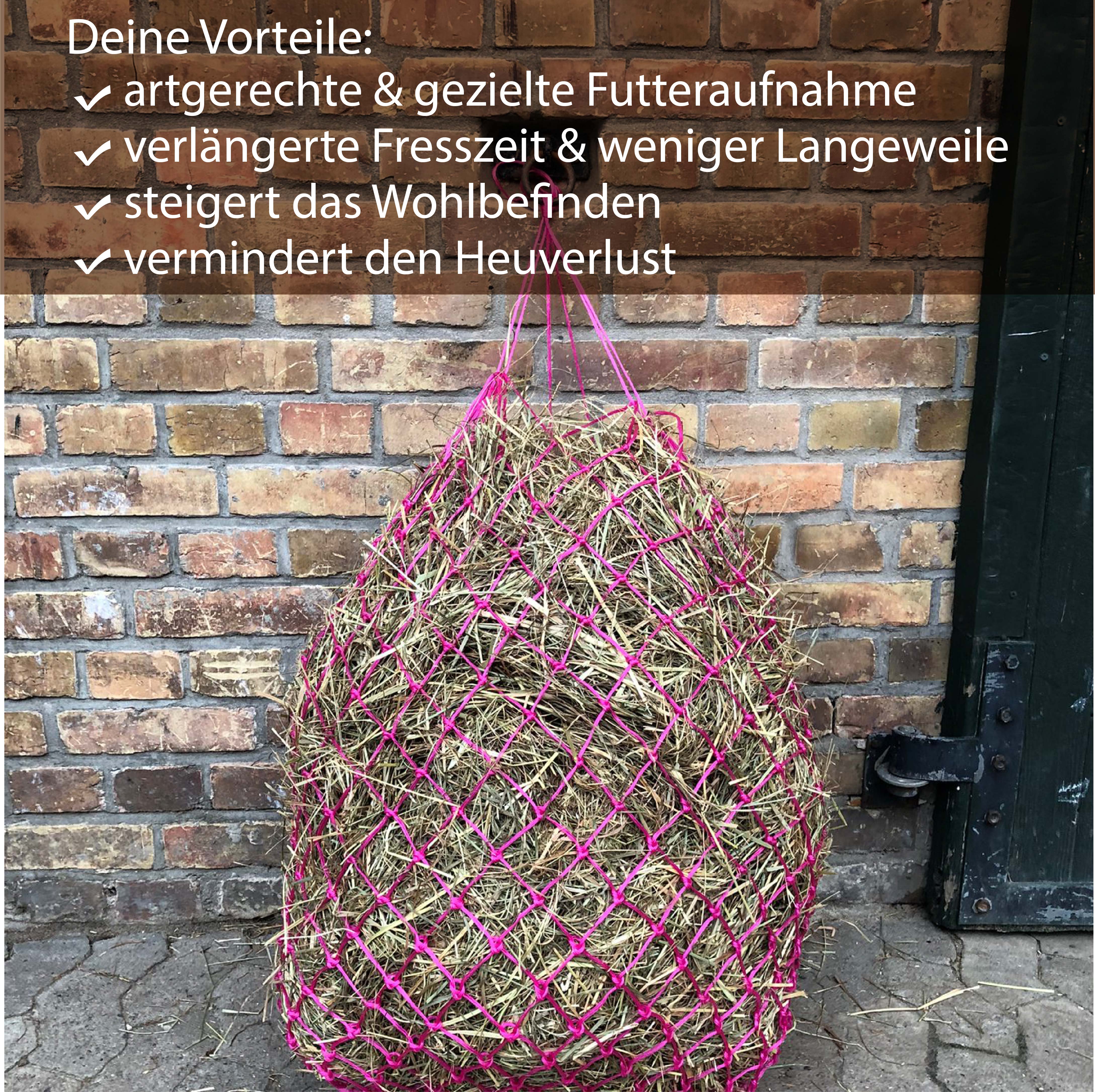 Heunetz für Pferde, 5x5cm, 5kg Füllgewicht